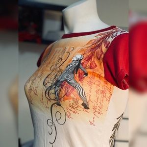 Cirque du Soleil ringer tee *LAST PRICE LEAVING SOON*